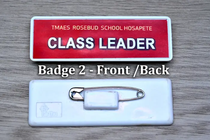 Professional designation badge