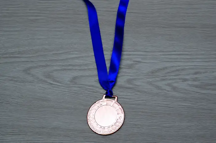 Bronze sports medal