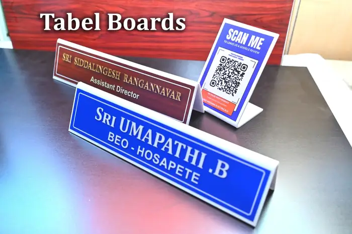 Executive office name plate